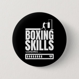 Boxing Skills Loading Funny Boxer  Button