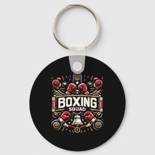 Boxing Squad Boxing Gear For Boxers Keychain