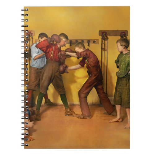 Boxing _ The Manly art of self_defense 1908 Notebook