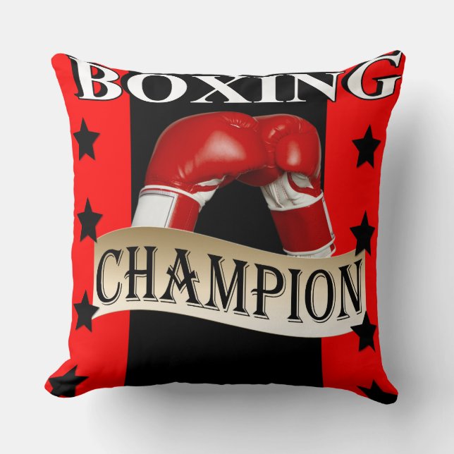 BOXING  THROW PILLOW (Front)