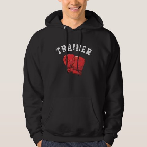 Boxing Trainer Boxer Personal Coach Box Training Hoodie