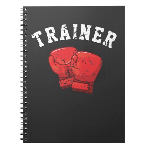 Boxing Trainer Boxer Personal Coach Box Training Notebook