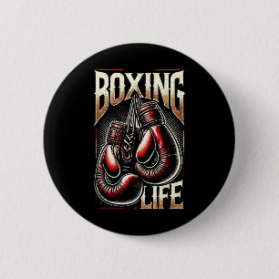 Boxing Training Resilence For Athletic Boxer Life Button