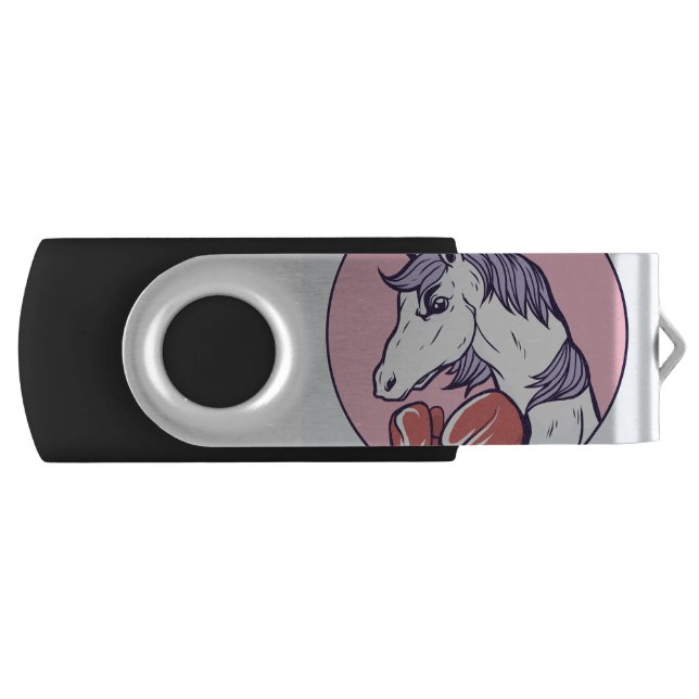 Boxing Unicorn Flash Drive (Front)