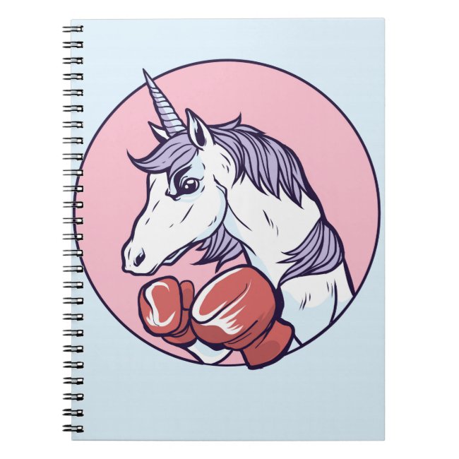 Boxing Unicorn Notebook