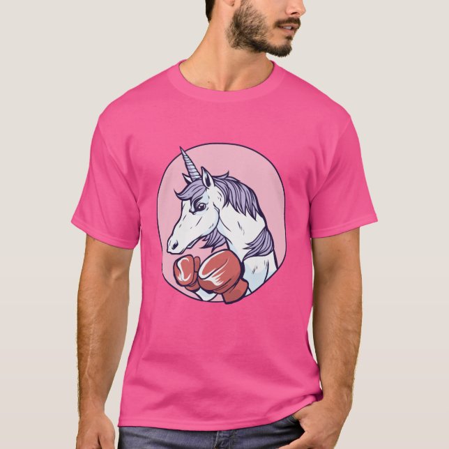 Boxing Unicorn T-Shirt (Front)