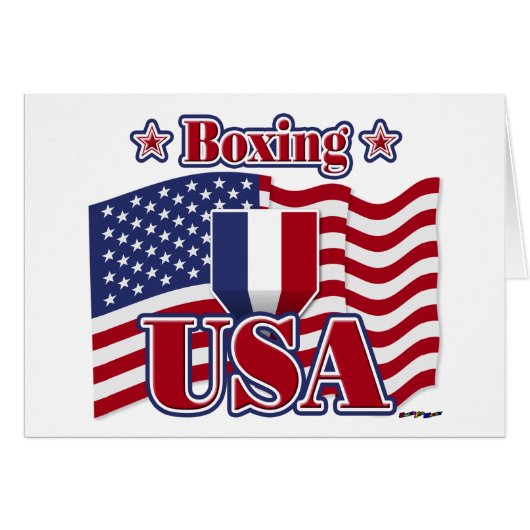 Boxing USA Cards (Front Horizontal)