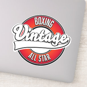 Boxing Vintage All star logo Sticker