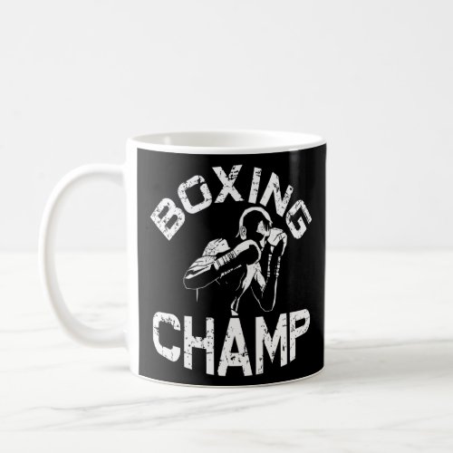 Boxing Vintage Boxing Champ  Coffee Mug