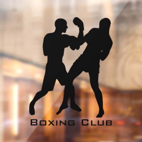 Boxing Window Cling