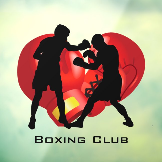 Boxing Window Cling