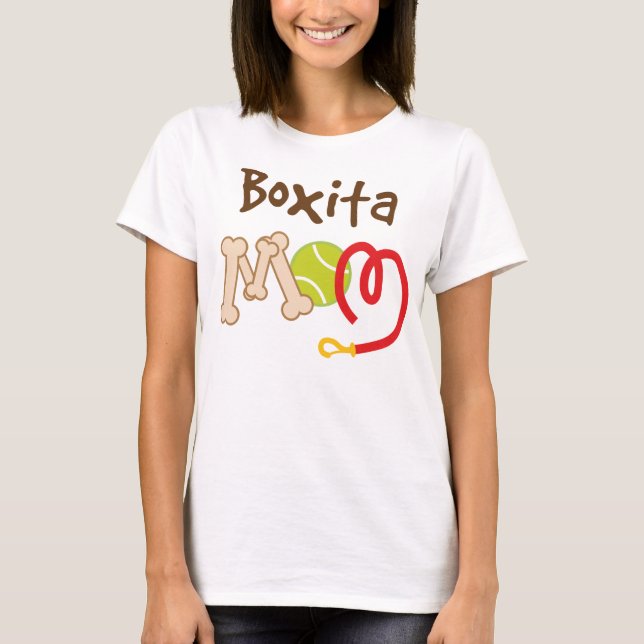 Boxita Dog Breed Mom Gift T-Shirt (Front)