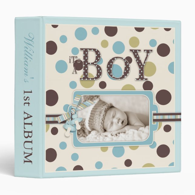 Boy 15 Album 3 Ring Binder (Front/Spine)