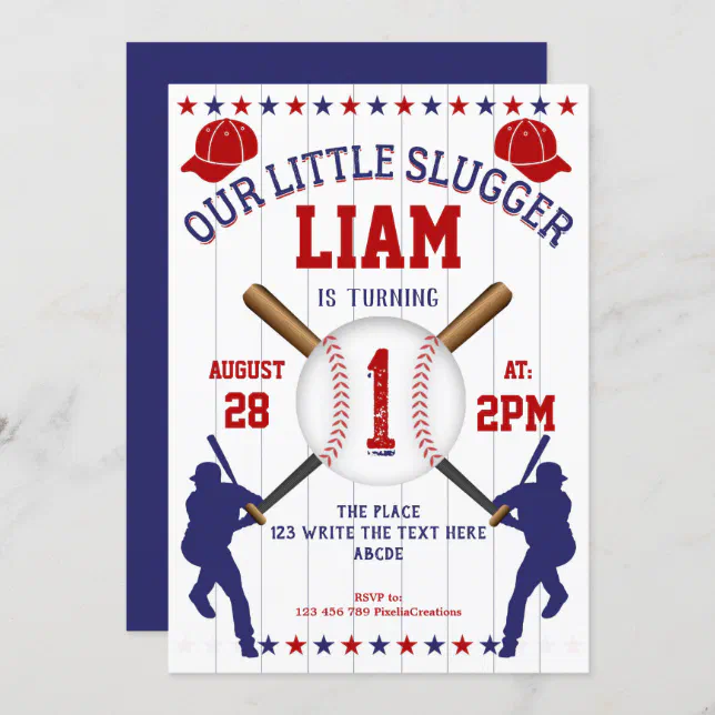 Boy 1st birthday, Sport Birthday, Baseball Invitation | Zazzle