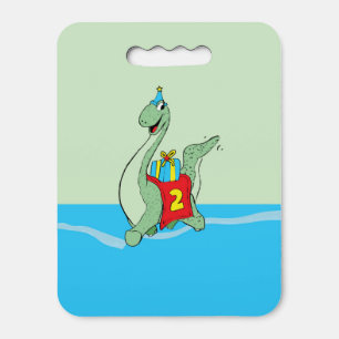 Boy, 2nd Birthday Dinosaur Seat Cushion