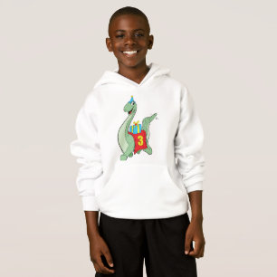 Boy, 3rd Birthday Dinosaur Hoodie