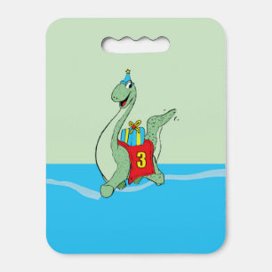 Boy, 3rd Birthday Dinosaur Seat Cushion