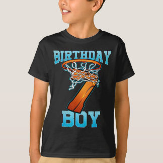 Boy 7 Years Old Gifts 8th Birthday Bysketbyll Pers T-Shirt