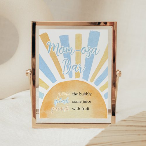 Boy A Little Ray of Sunshine Mom Osa Bar Poster