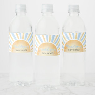 Boy A Little Ray of Sunshine Water Bottle Label