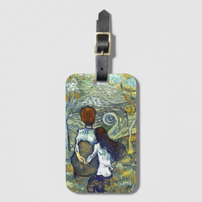 BOY AND GIRFRIEND LUGGAGE TAG (Front Vertical)