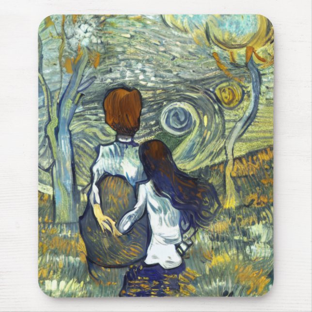 BOY AND GIRFRIEND MOUSE PAD (Front)