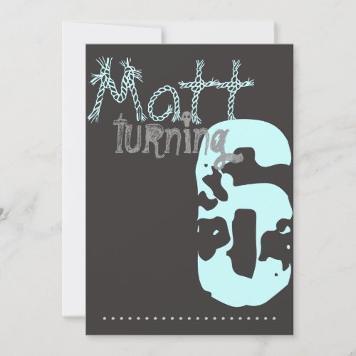 Boy and Girl Gymnastics Birthday Invitation