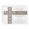 Boy and Girl Twin Christening  Invitation