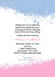 twin boys baby shower invitations zazzle