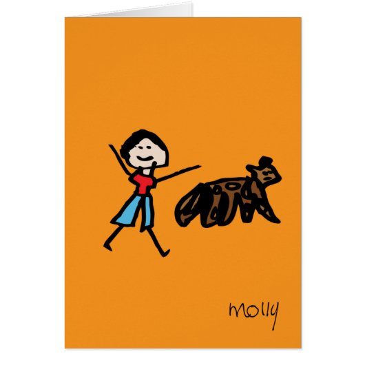 Boy and his dog cards (Front)