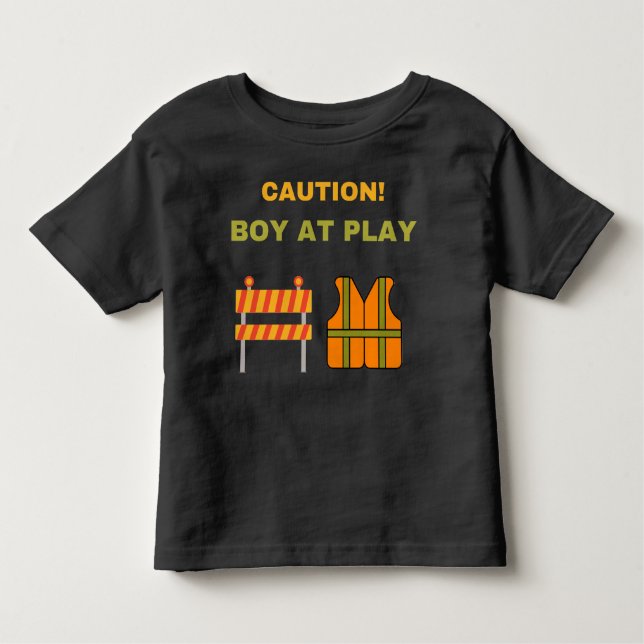 Boy at Play Toddler T-Shirt (Front)