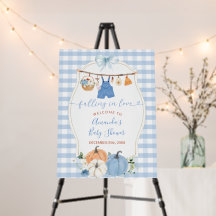 Boy Autumn Clothes Pumpkin Baby Shower Welcome