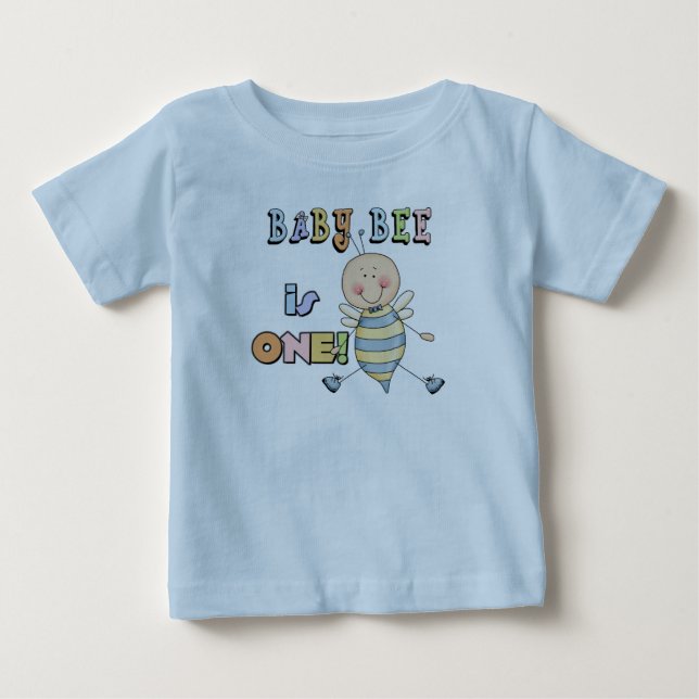 Boy Baby Bee 1st Birthday Tshirts and Gifts (Front)