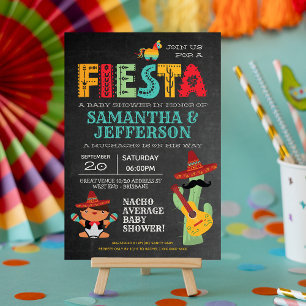 Boy Baby Mariachi Mexican Baby Shower Invitation