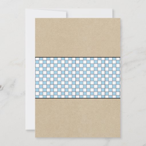 Boy Baby Q thank you note poem / BBQ baby shower Invitation Zazzle