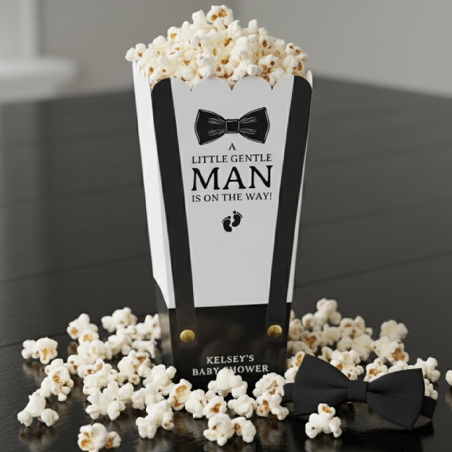 Boy Baby Shower A Little Gentleman Suspenders Favor Boxes (Creator Uploaded)