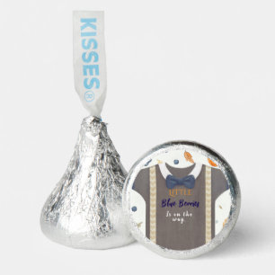 Boy baby shower autum fall burlap bodysuit hershey®'s kisses®
