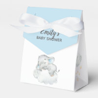 Boy Baby Shower Favors (Sleeping Elephant) Dreamy Favor Box