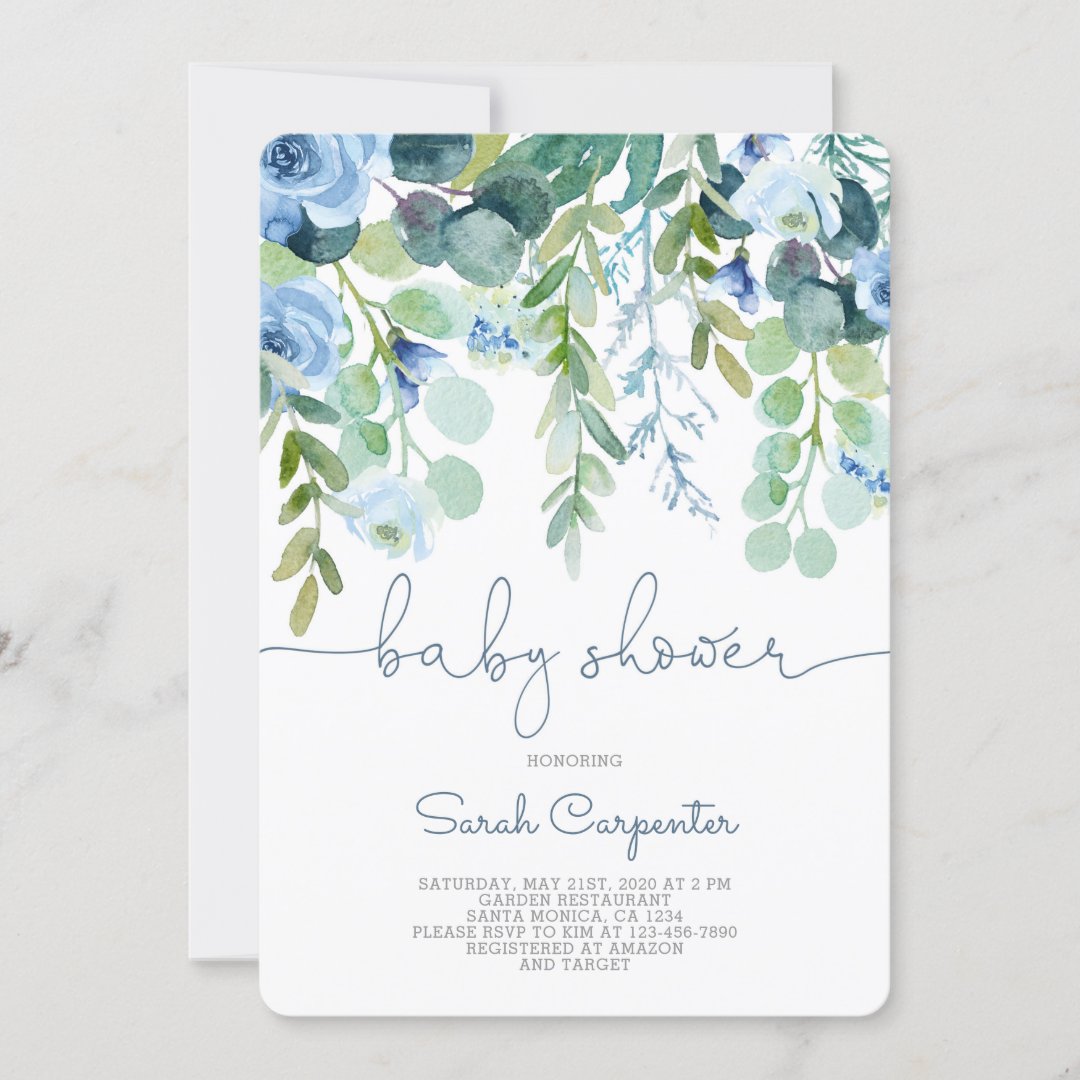 Boy baby shower invitation | Zazzle