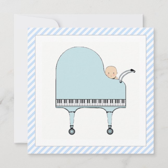 Boy Baby Shower Invitation (Front)