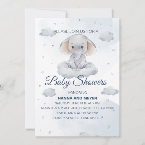 Boy   Baby Shower Invitation