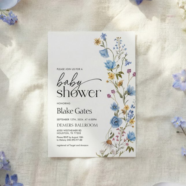 Boy Baby Shower Invitation  (Creator Uploaded)