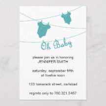 Boy Baby Shower Invitation