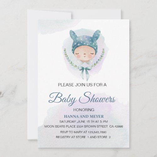 Boy Baby Shower Invitation