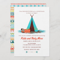 Boy Baby Shower Invitation | Boho Chic