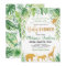 Boy Baby Shower Invitation, Jungle Baby Shower