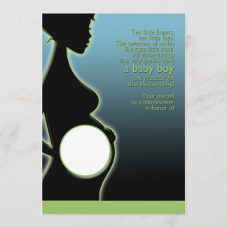 Boy baby shower invite