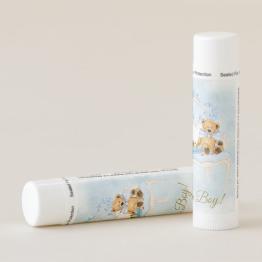 Boy Baby Shower Lip Balm Favors Zazzle