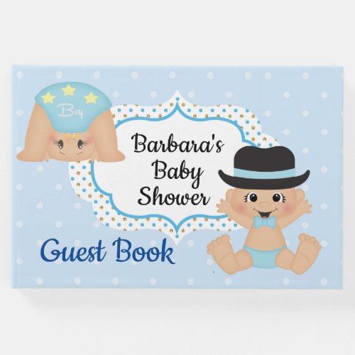 Boy Baby Shower Personalized Guest Book