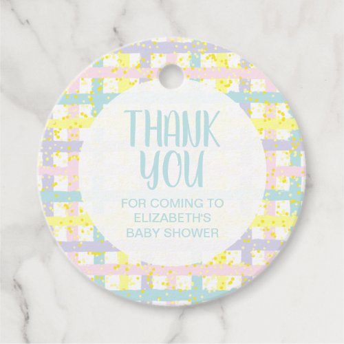 Boy Baby Shower Thank You Favor Tags